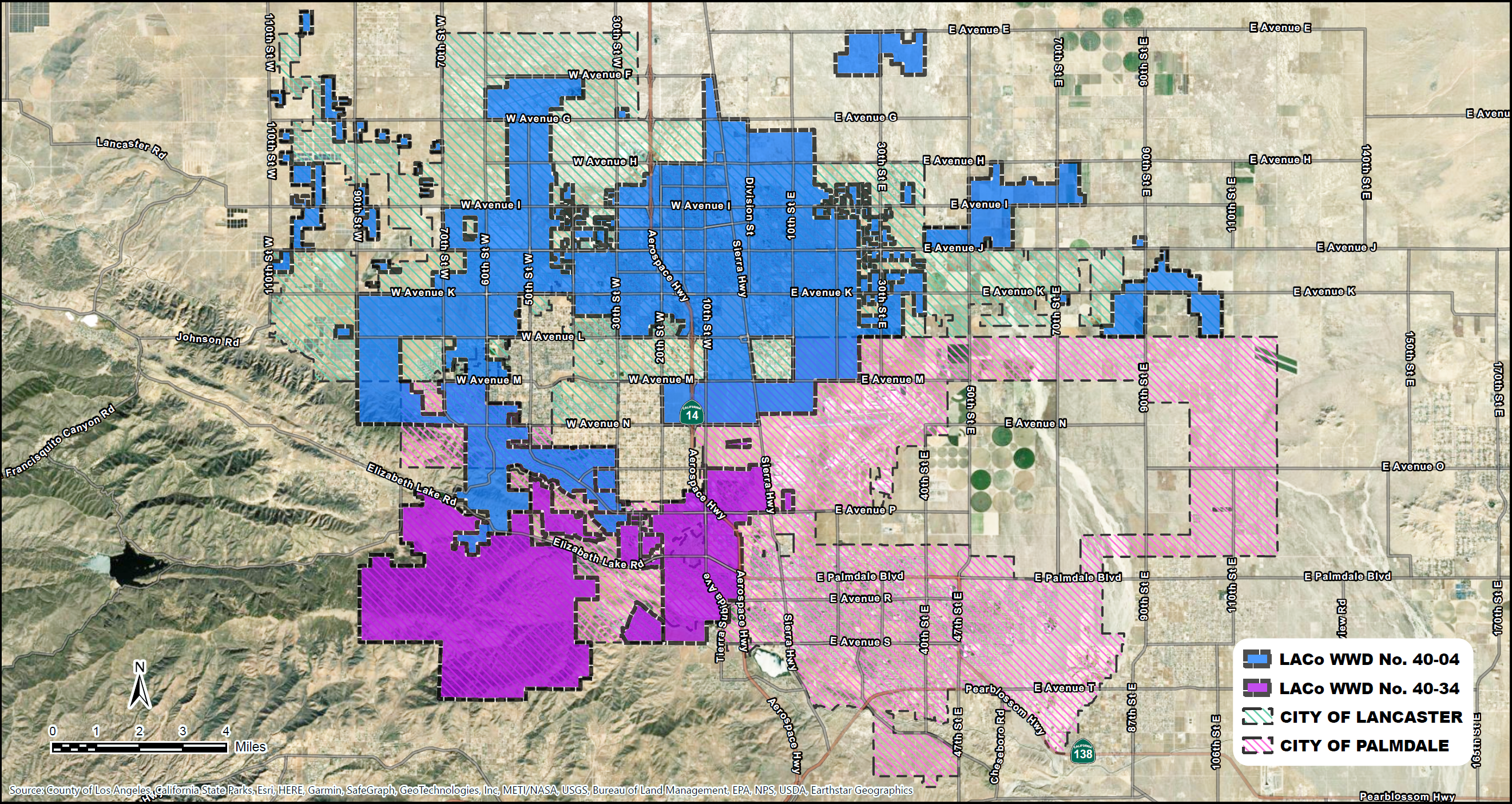 District 40, Antelope Valley, Regions 4 & 34